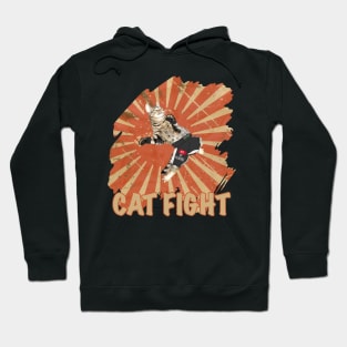 MMA Cat Fight Kitty Fighting Muay Thai Fighter Gift Hoodie